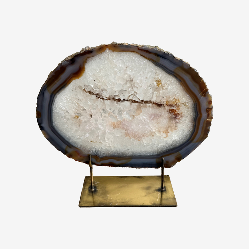 Agate Mineral - Large Blue