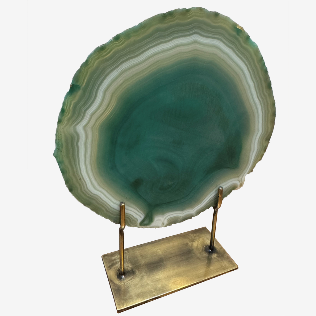 Agate Mineral - Small Emerald Green