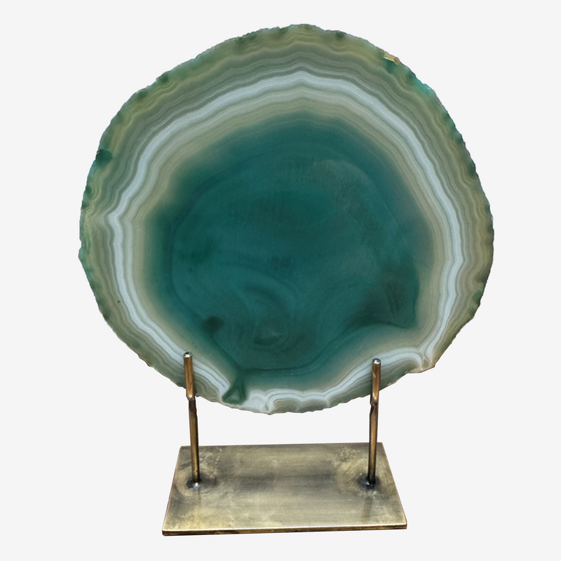 Agate Mineral - Small Emerald Green