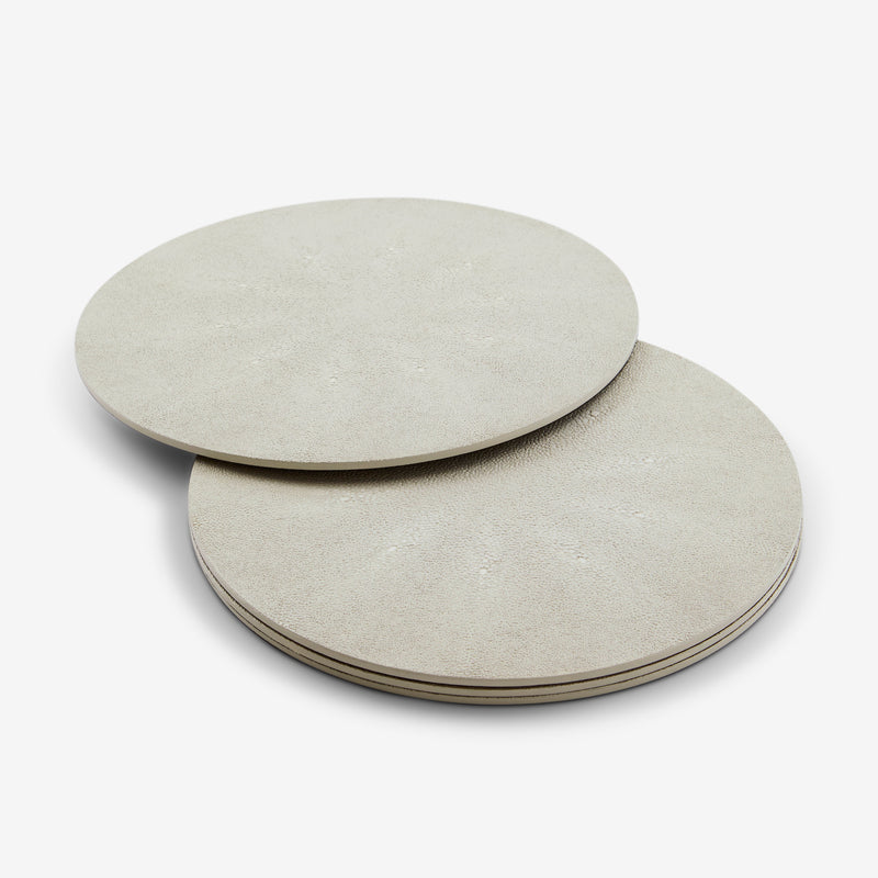 Shagreen Placemats - Linen