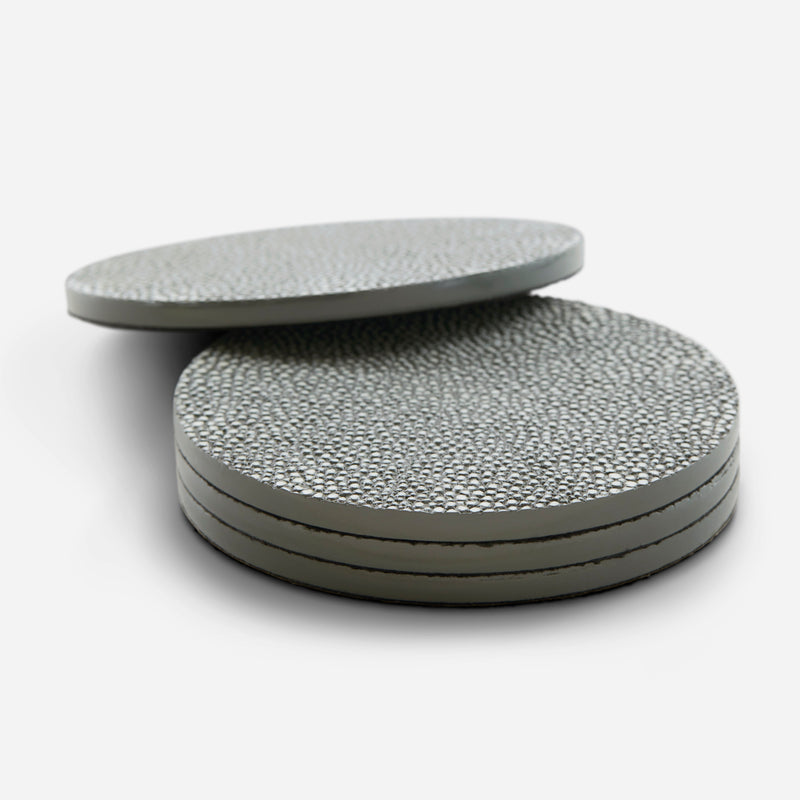 Shagreen Coasters - Midnight