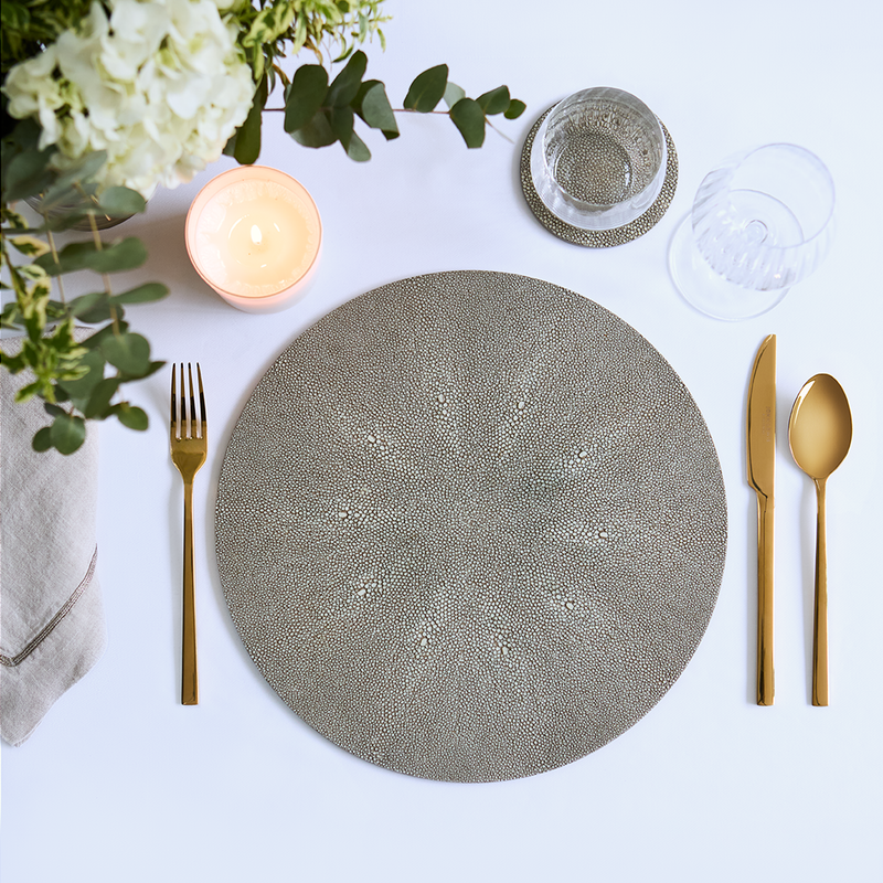 Shagreen Placemats - Dune